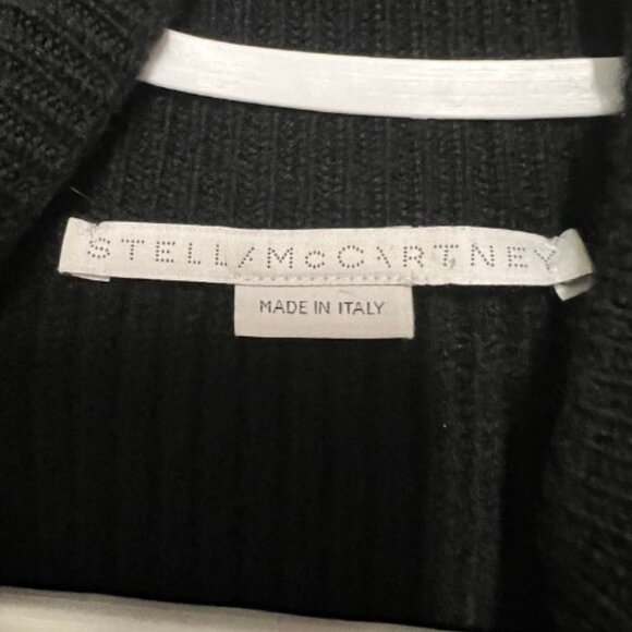 Stella McCartney black high neck knitted sweater dress size M - Picture 9 of 9
